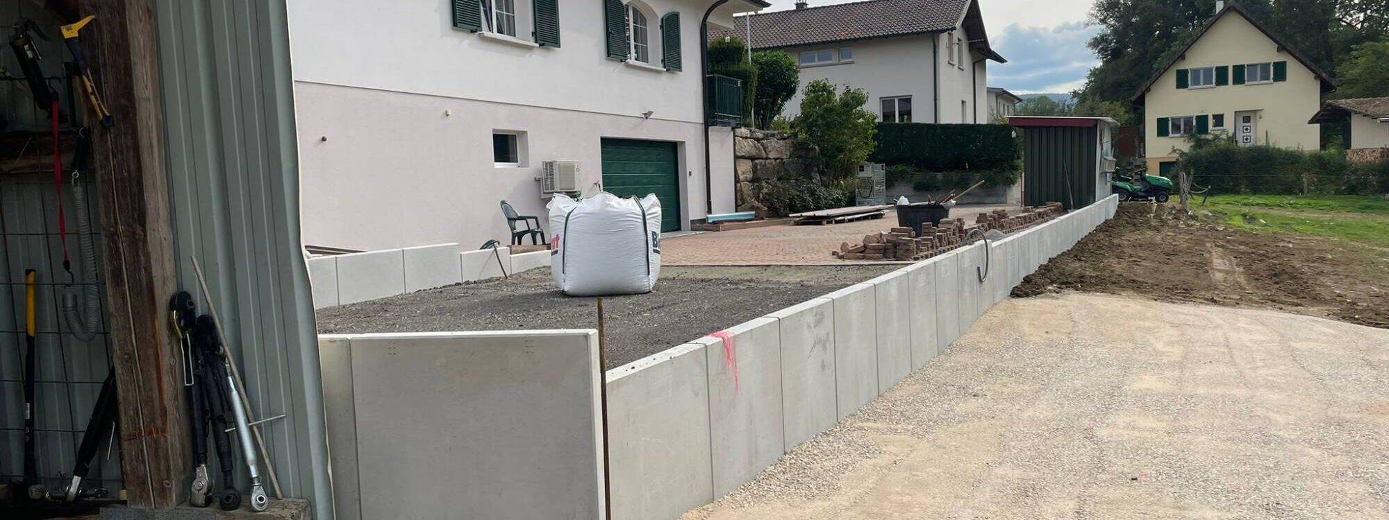 Mur en L Pfastatt