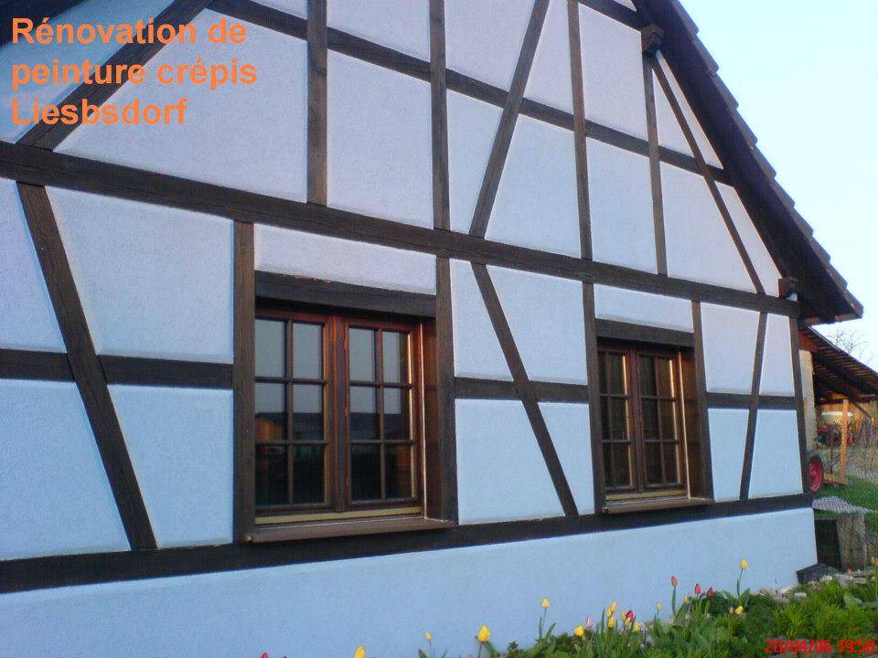 Pose de peinture et crépi extérieur à Ferrette près d&#8217;Altkirch Illzach 1